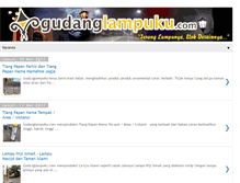 Tablet Screenshot of gudanglampuku.com